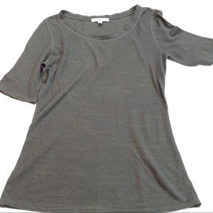 CAbi Mesh Semi-Sheer Tee - M